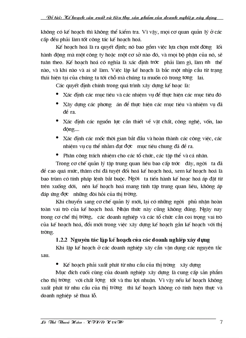 image for page Kế hoạch sản xuất và tiêu thụ sản phẩm của doanh nghiệp xây dựng