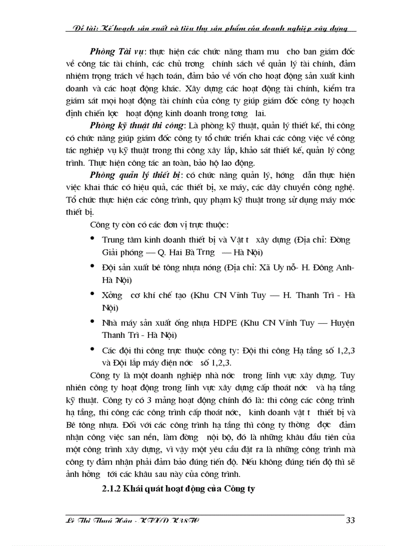 image for page Kế hoạch sản xuất và tiêu thụ sản phẩm của doanh nghiệp xây dựng