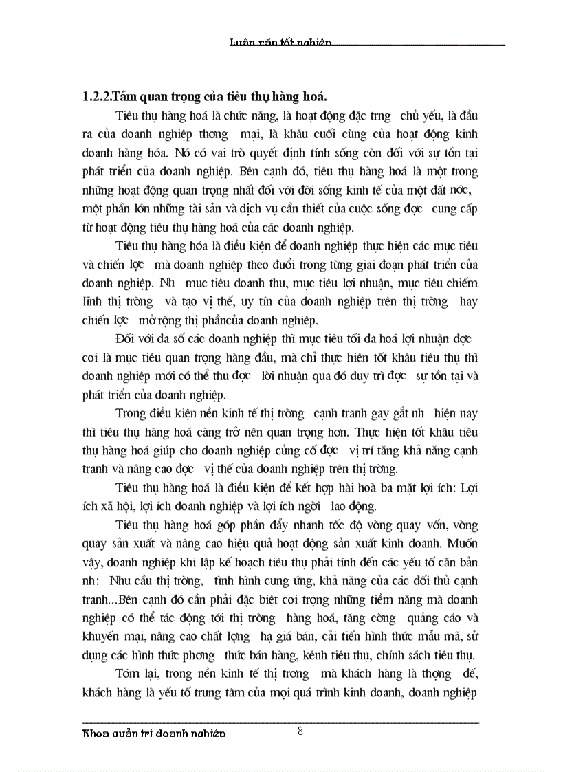 image for page Khảo sát tình hình kinh doanh và thực trạng công tác quản trị tiêu thụ hàng hoá tại xí nghiệp chế biến thuỷ