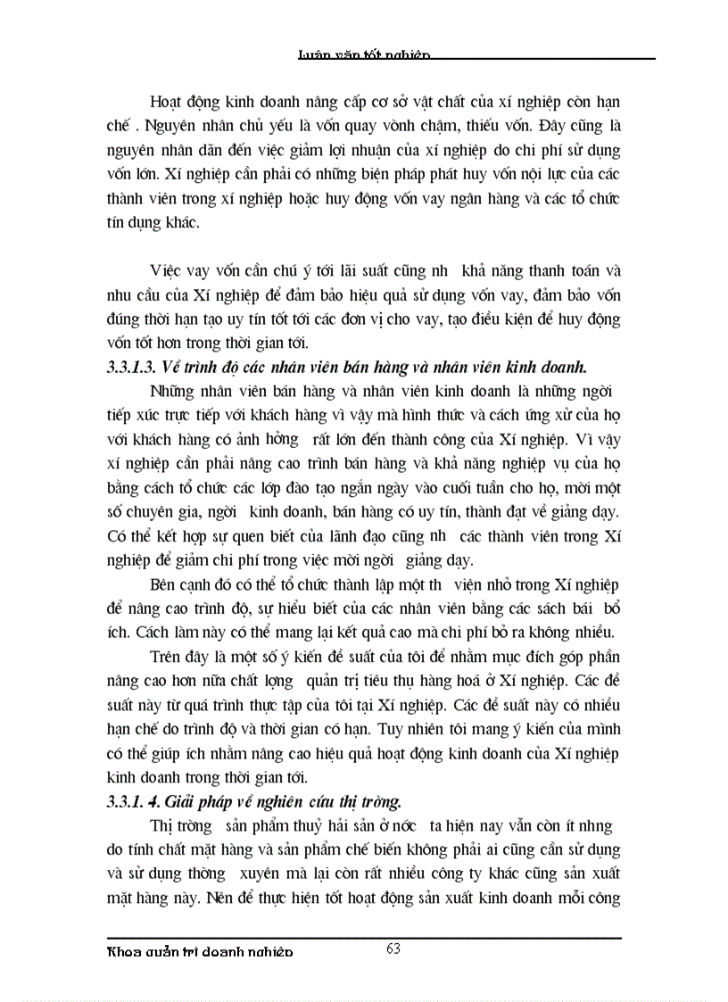 image for page Khảo sát tình hình kinh doanh và thực trạng công tác quản trị tiêu thụ hàng hoá tại xí nghiệp chế biến thuỷ