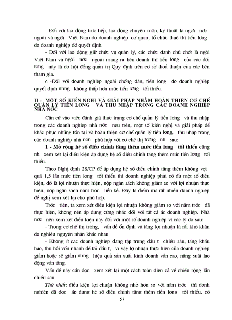 image for page Hoàn thiện cơ chế quản lý tiền lương thu nhập trong các doanh nghiệp Nhà nước 1