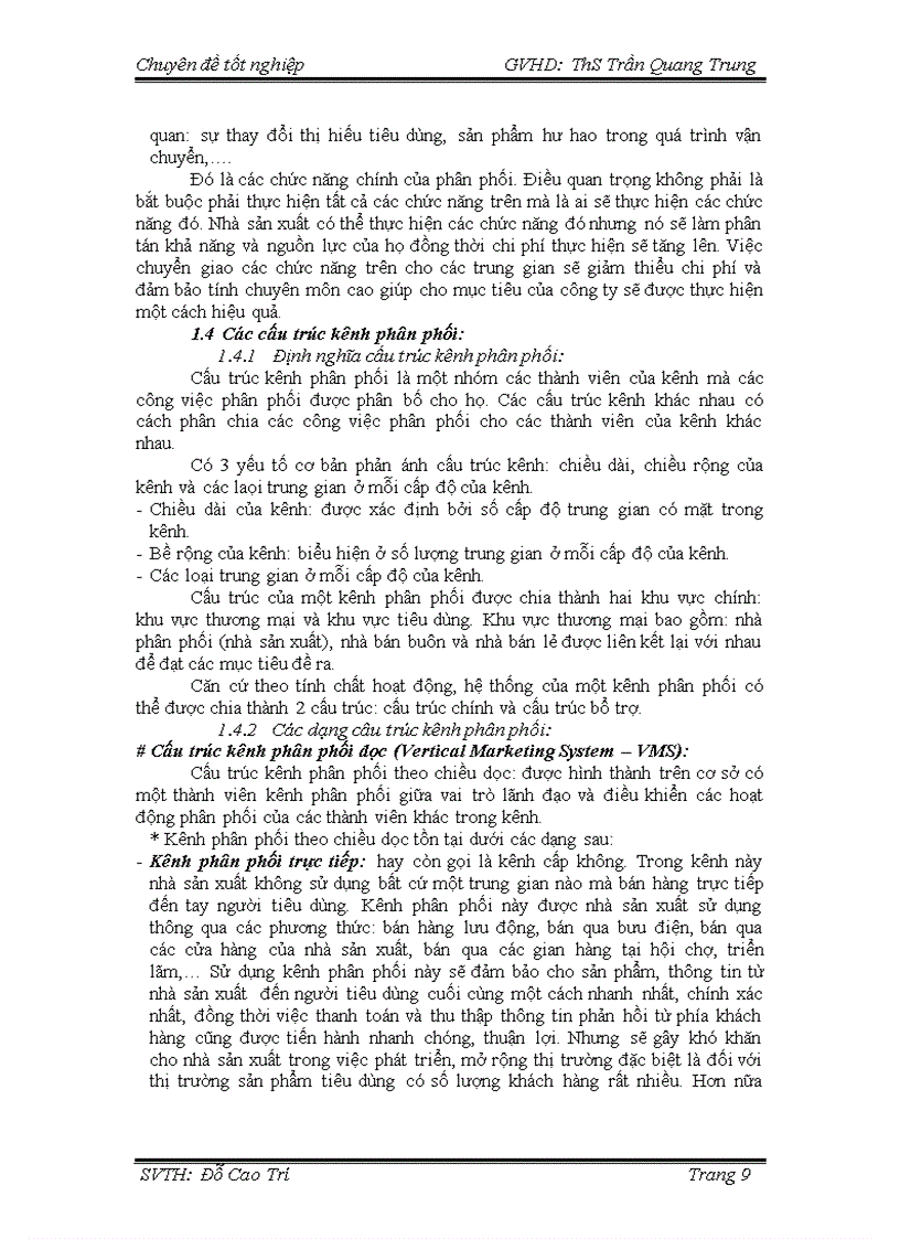 image for page Định hướng việc phát triển kênh phân phối cho công ty