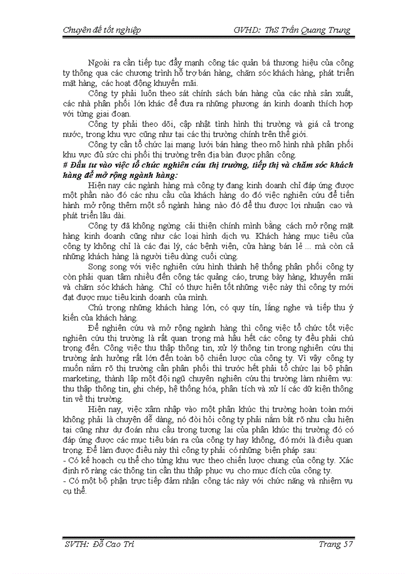 image for page Định hướng việc phát triển kênh phân phối cho công ty