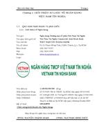 Tìm hiểu về hoạt động tín dụng của ngân hàng Việt Nam tín nghĩa