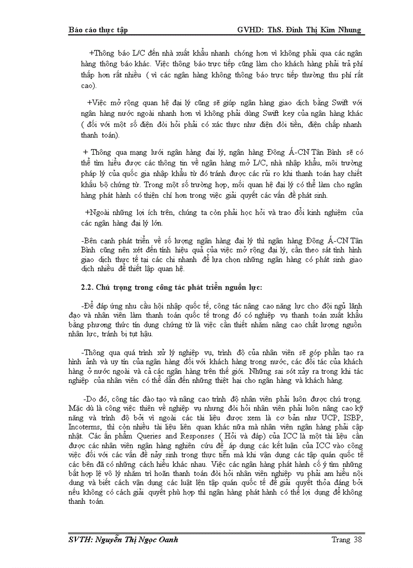 image for page Thực trạng thanh toán tín dụng chứng từ xuất khẩu tại ngân hàng Đông Á CN Tân Bình và một số giải pháp nhằm khắc phục rủi ro