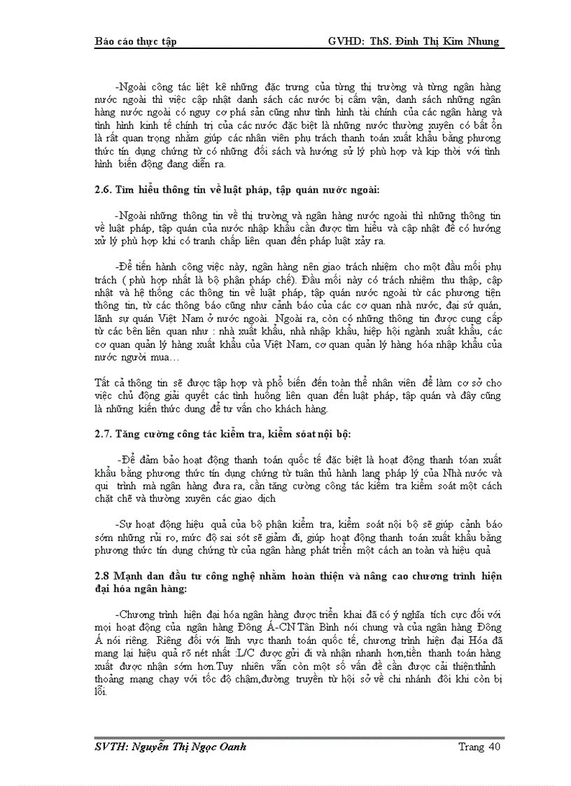 image for page Thực trạng thanh toán tín dụng chứng từ xuất khẩu tại ngân hàng Đông Á CN Tân Bình và một số giải pháp nhằm khắc phục rủi ro