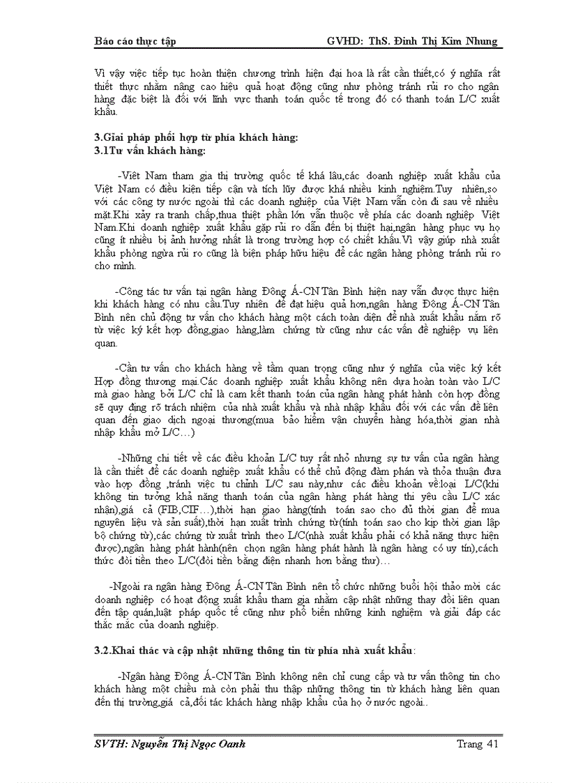 image for page Thực trạng thanh toán tín dụng chứng từ xuất khẩu tại ngân hàng Đông Á CN Tân Bình và một số giải pháp nhằm khắc phục rủi ro