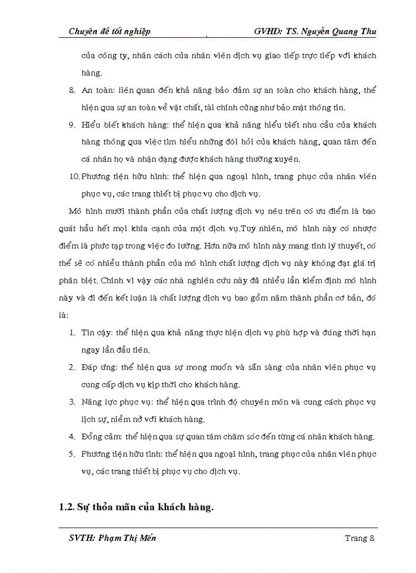 image for page Nghiên cứu các yếu tố ảnh hưởng đến mức độ hài lòng của khách hàng với dịch vụ bán hàng của hệ thống siêu thị coopmart