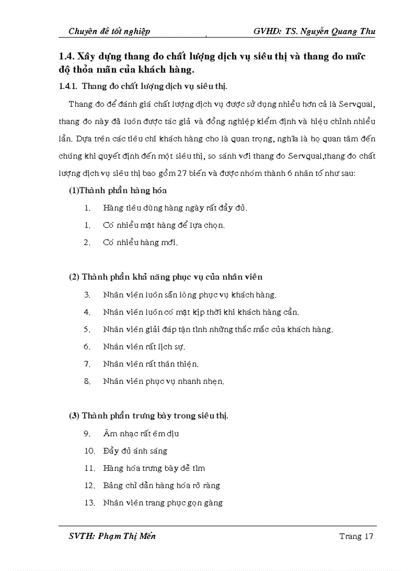 image for page Nghiên cứu các yếu tố ảnh hưởng đến mức độ hài lòng của khách hàng với dịch vụ bán hàng của hệ thống siêu thị coopmart