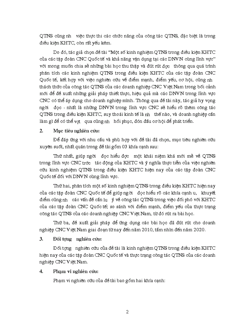 image for page Một số kinh nghiệm QTNS trong điều kiện KHTC hiện nay của các tập đoàn CNC Quốc tế và bài học cho DNVN Việt Nam cùng lĩnh vực