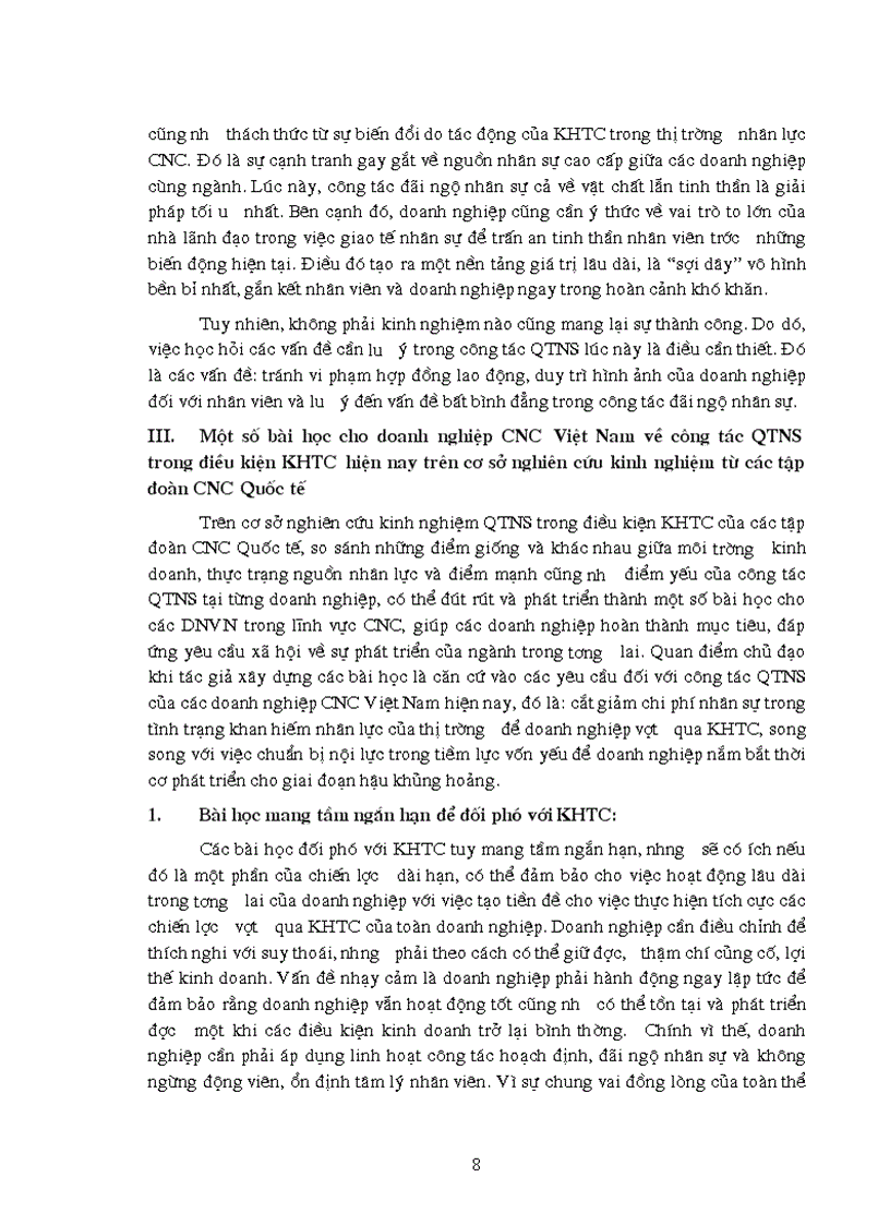 image for page Một số kinh nghiệm QTNS trong điều kiện KHTC hiện nay của các tập đoàn CNC Quốc tế và bài học cho DNVN Việt Nam cùng lĩnh vực