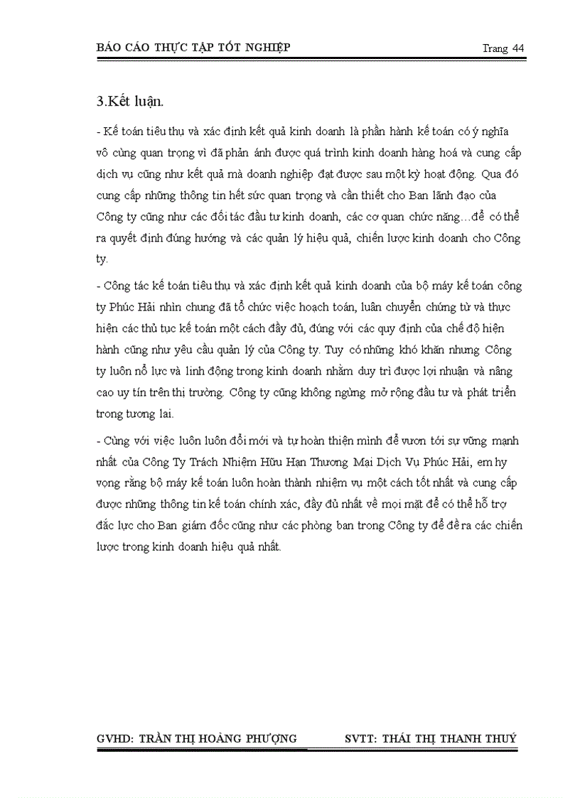 image for page Kế toán tiêu thụ và xác định kết quả kinh doanh công ty trách nhiệm hữu hạn thương mại dịch vụ phúc hải