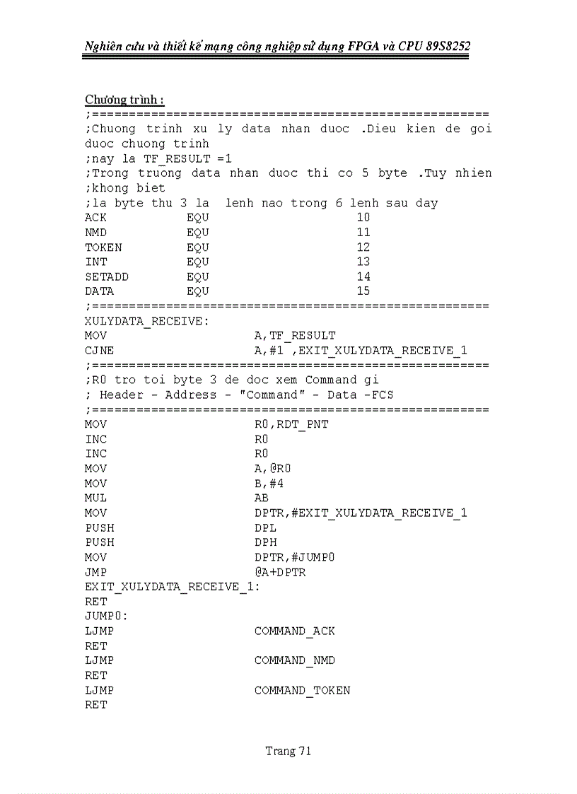 image for page Nghiên cứu và thiết kế mạng công nghiệp sử dụng FPGA và CPU 89S8252