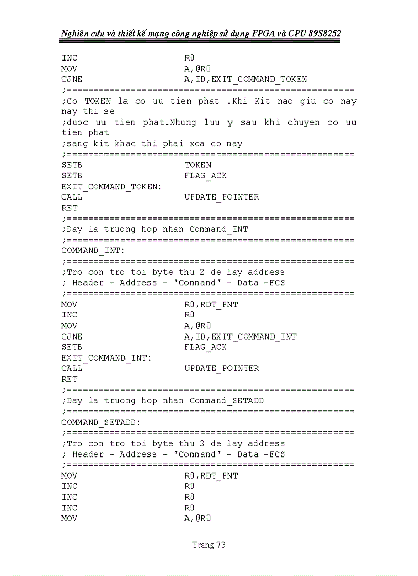 image for page Nghiên cứu và thiết kế mạng công nghiệp sử dụng FPGA và CPU 89S8252