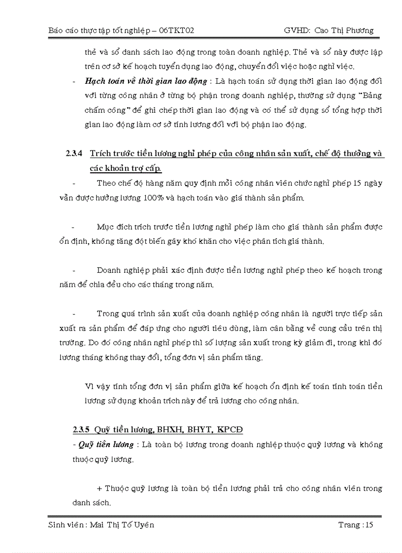 image for page Kế toán tiền lương và các khoản trích theo lương tại công ty tnhh thương mại THẾ TUẤN