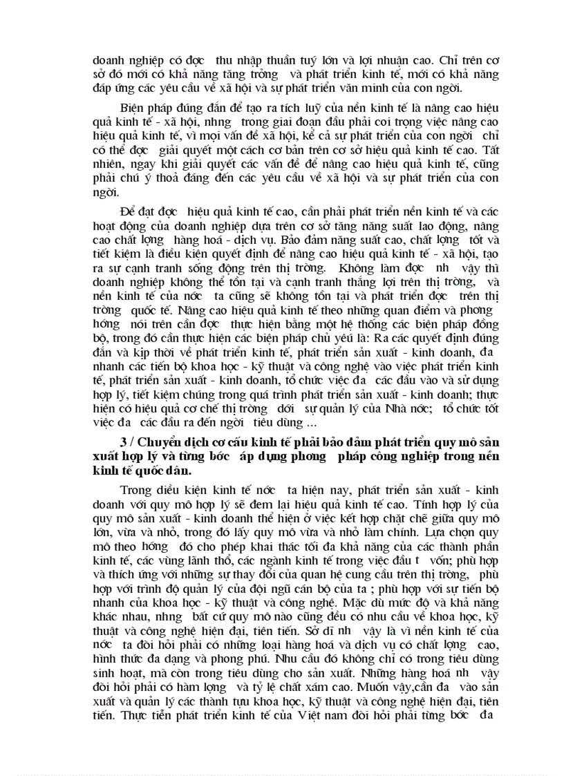 image for page Thực trạng phương hướng và biện pháp chủ yếu trong chuyển dịch cơ cấu kinh tế ngành ở Việt Nam