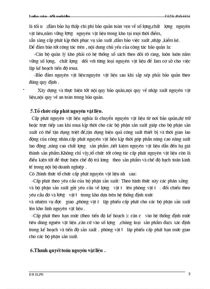 image for page Một số ý kiến nhằm nâng cao hiệu quả quá trình quản lý nguyên vật liệu tại phân xưởng Nhựa của Công ty Vật liệu Xây dựng Bưu điện 1