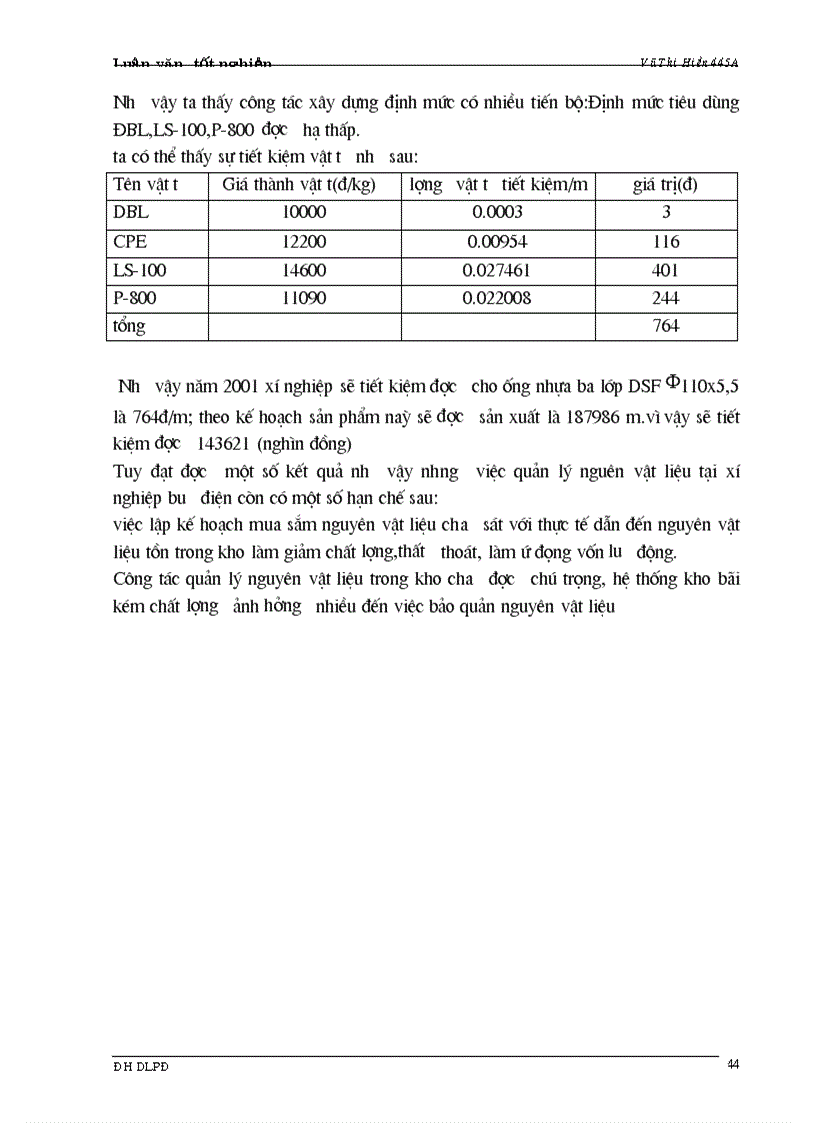 image for page Một số ý kiến nhằm nâng cao hiệu quả quá trình quản lý nguyên vật liệu tại phân xưởng Nhựa của Công ty Vật liệu Xây dựng Bưu điện 1