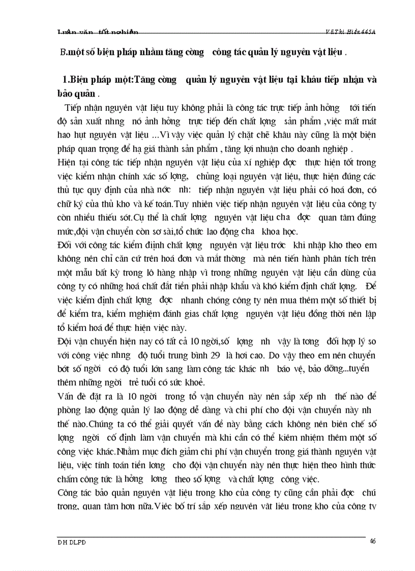 image for page Một số ý kiến nhằm nâng cao hiệu quả quá trình quản lý nguyên vật liệu tại phân xưởng Nhựa của Công ty Vật liệu Xây dựng Bưu điện 1