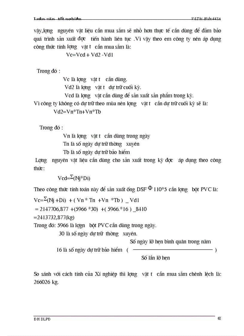 image for page Một số ý kiến nhằm nâng cao hiệu quả quá trình quản lý nguyên vật liệu tại phân xưởng Nhựa của Công ty Vật liệu Xây dựng Bưu điện 1