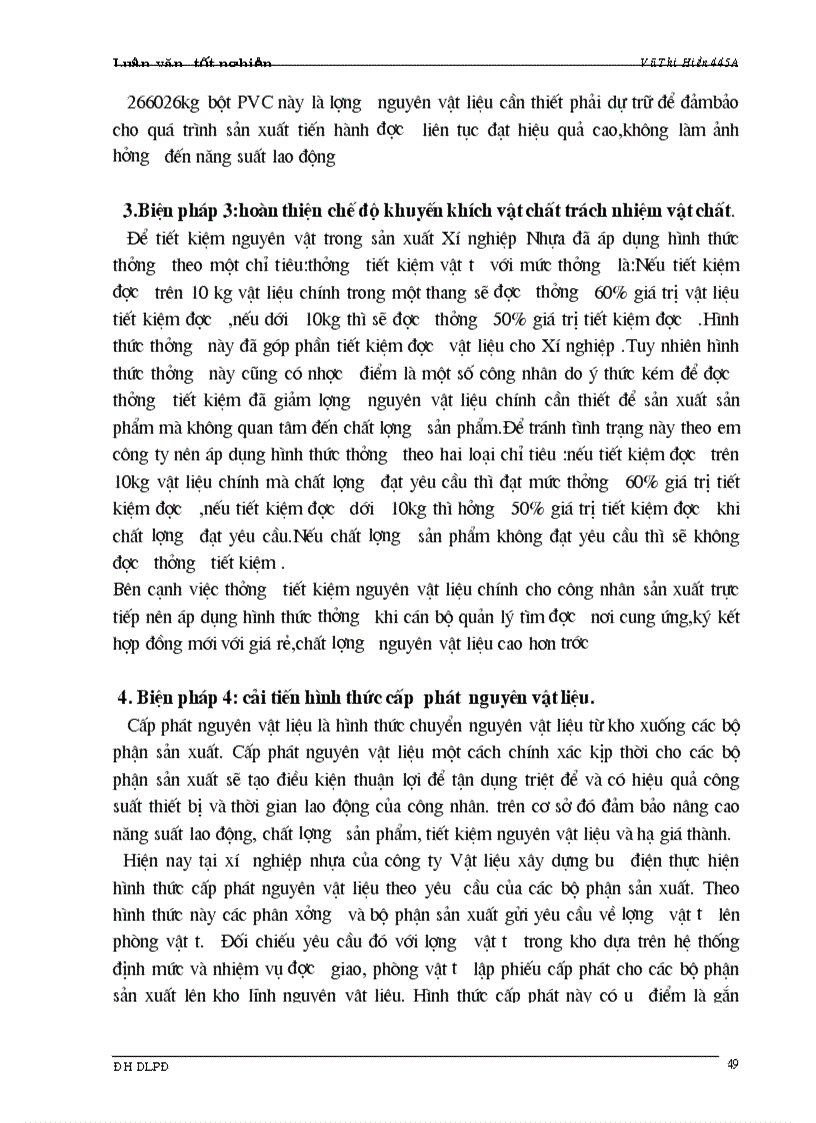 image for page Một số ý kiến nhằm nâng cao hiệu quả quá trình quản lý nguyên vật liệu tại phân xưởng Nhựa của Công ty Vật liệu Xây dựng Bưu điện 1