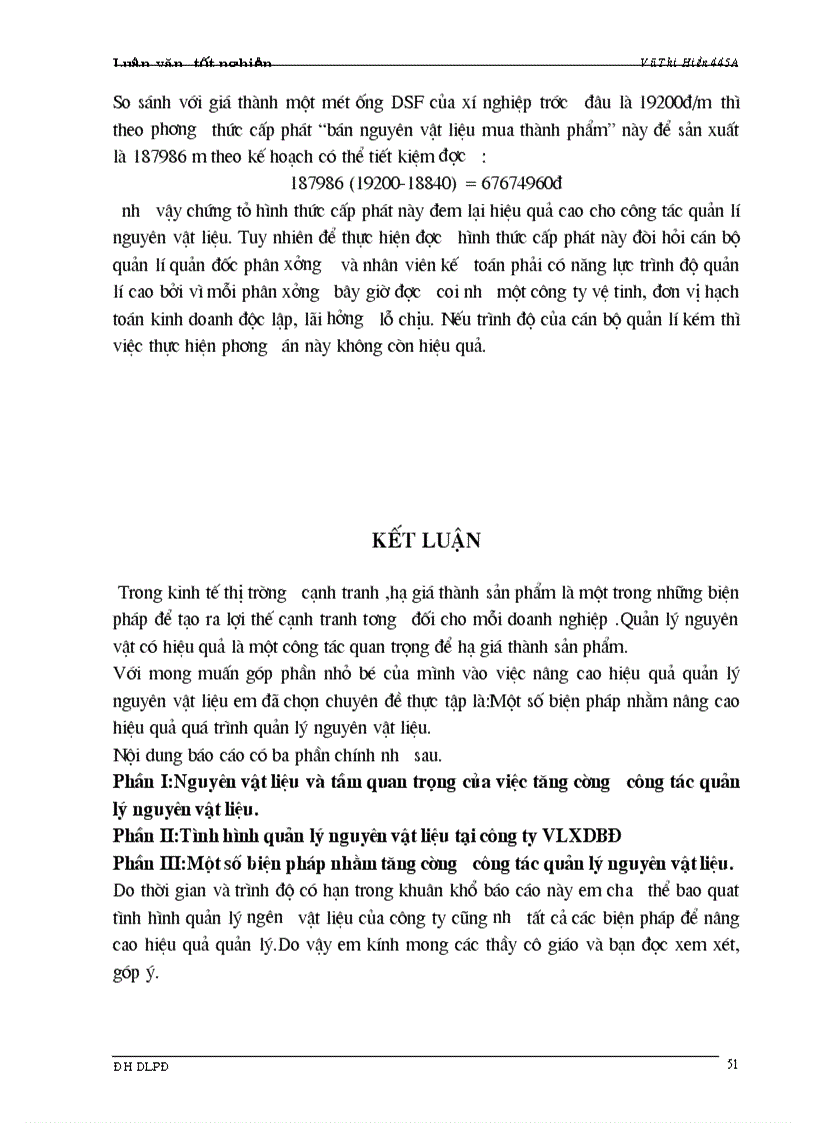 image for page Một số ý kiến nhằm nâng cao hiệu quả quá trình quản lý nguyên vật liệu tại phân xưởng Nhựa của Công ty Vật liệu Xây dựng Bưu điện 1