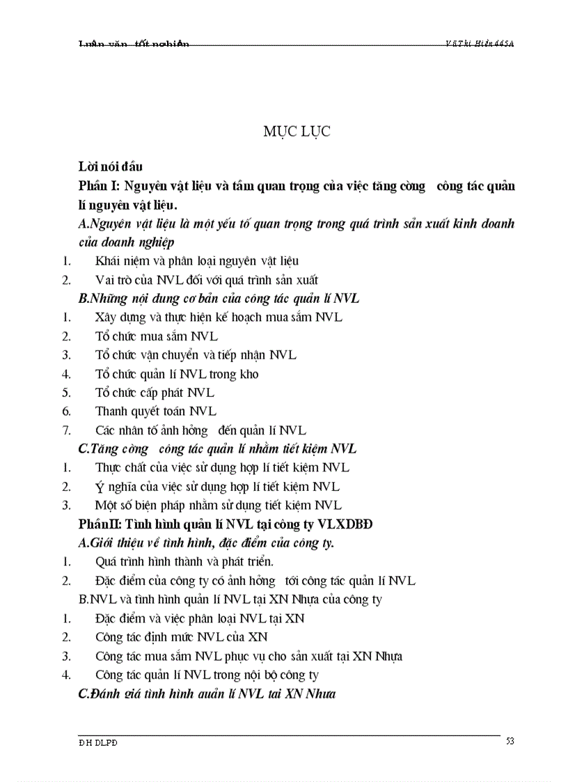 image for page Một số ý kiến nhằm nâng cao hiệu quả quá trình quản lý nguyên vật liệu tại phân xưởng Nhựa của Công ty Vật liệu Xây dựng Bưu điện 1