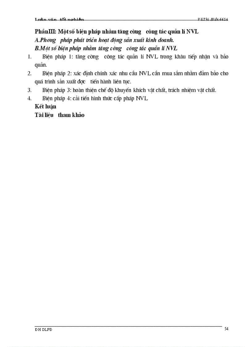 image for page Một số ý kiến nhằm nâng cao hiệu quả quá trình quản lý nguyên vật liệu tại phân xưởng Nhựa của Công ty Vật liệu Xây dựng Bưu điện 1