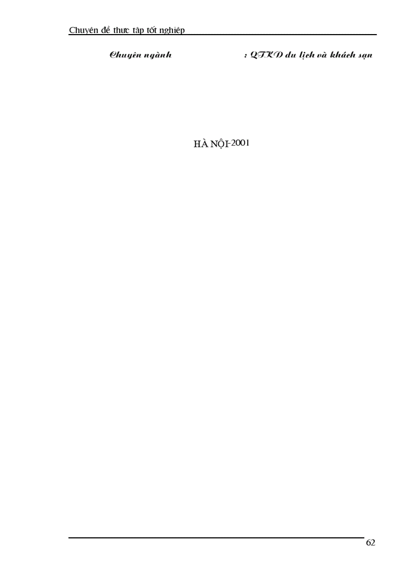 image for page Thực trạng của hoạt động kinh doanh và chất lượng của các chương trình du lịch trọn gói cho khách du lịch nước ngoài ở Chi nhánh Công ty du lịch Hương Giang tại Hà Nội