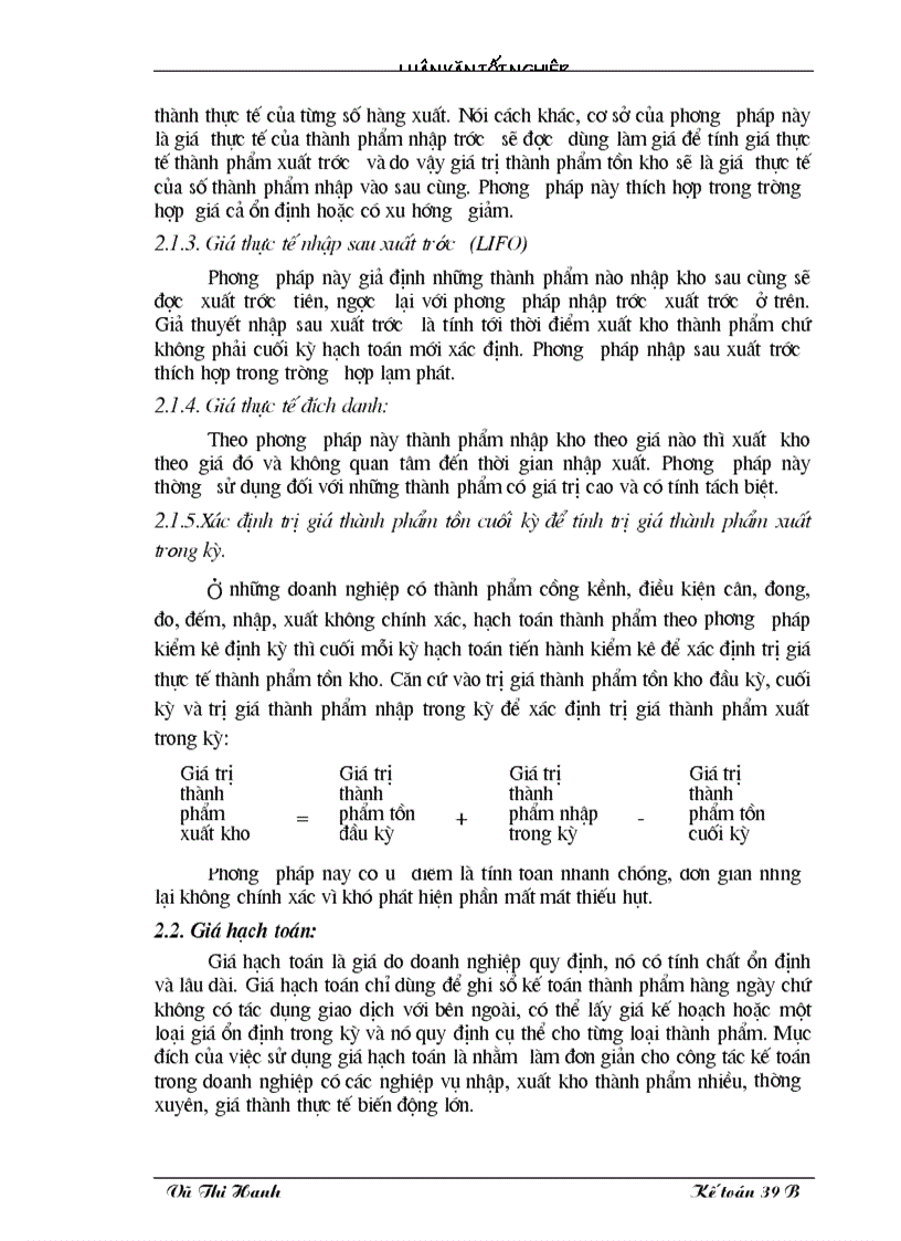 image for page Kế toán thành phẩm tiêu thụ thành phẩm và xác định kết quả tiêu thụ trong doanh Nghiệp sản xuất