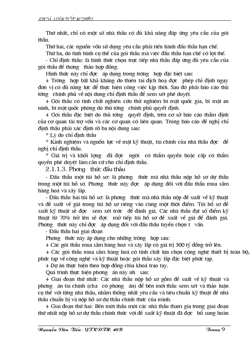 image for page Thực trạng công tác đấu thầu xây dựng ở Tổng công ty xây dựng Thăng Long 1