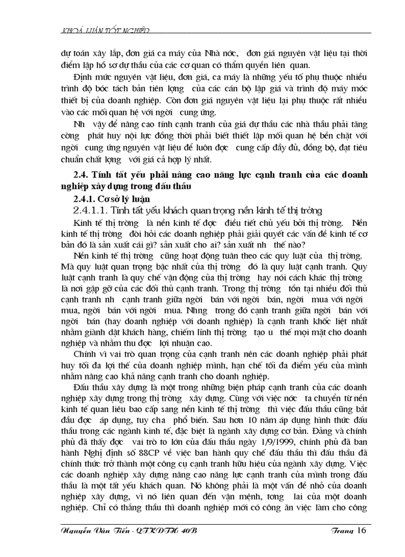 image for page Thực trạng công tác đấu thầu xây dựng ở Tổng công ty xây dựng Thăng Long 1