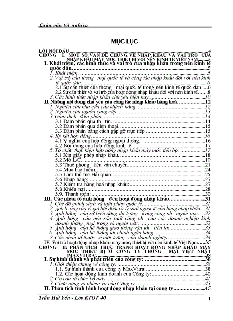 image for page Phân tích thực trạng hoạt động nhập khẩu máy móc thiết bị ở công ty thương mại Việt Nhật MaxVitra