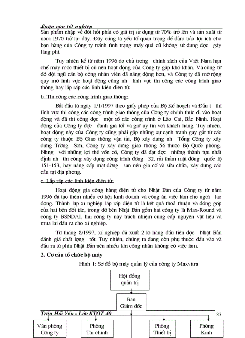 image for page Phân tích thực trạng hoạt động nhập khẩu máy móc thiết bị ở công ty thương mại Việt Nhật MaxVitra