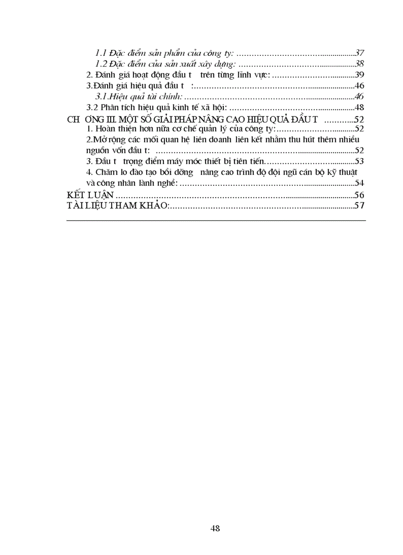 image for page Thực trạng đầu tư của công ty xây dựng số