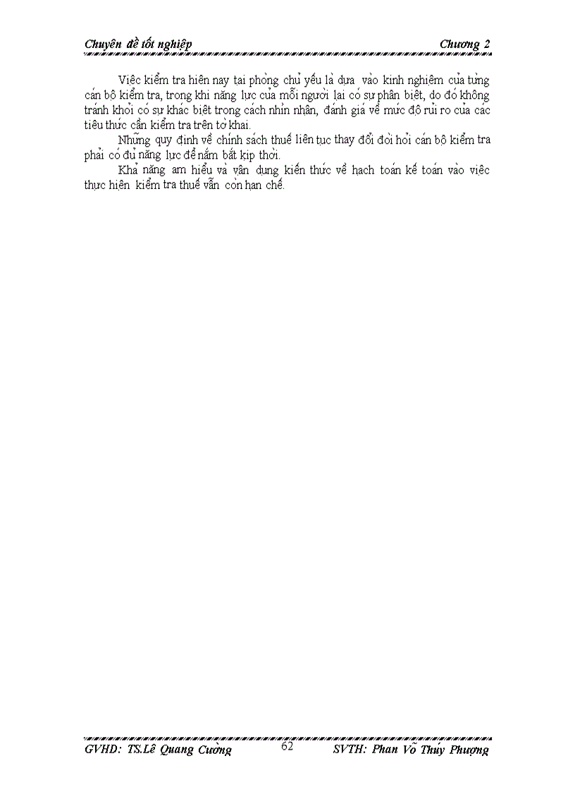 image for page Tình hình thực hiện kiểm tra thuế tndn theo luật quản lý thuế tại phòng kiểm tra số 1 cục thuế tp hcm