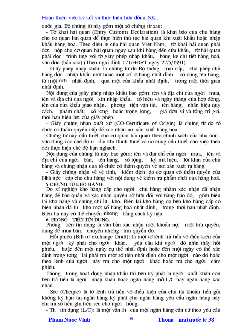 image for page Hoàn thiện việc ký kết và thực hiện hợp đồng nhập khẩu