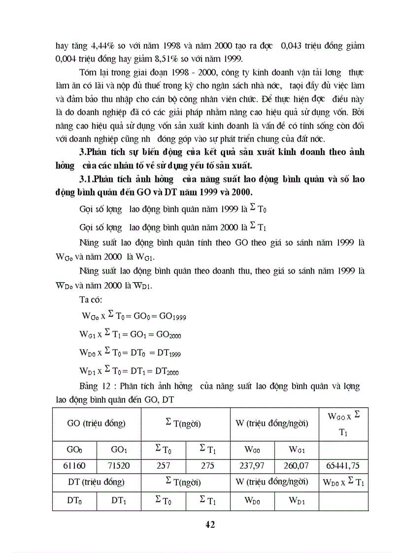 image for page Sử dụng phương pháp thống kê trong việc đánh giá hiệu quả sản xuất kinh doanh ở công ty kinh doanh vận tải lương thực 1