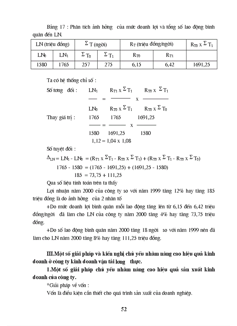 image for page Sử dụng phương pháp thống kê trong việc đánh giá hiệu quả sản xuất kinh doanh ở công ty kinh doanh vận tải lương thực 1