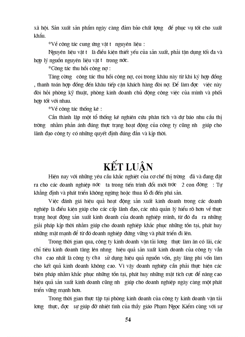 image for page Sử dụng phương pháp thống kê trong việc đánh giá hiệu quả sản xuất kinh doanh ở công ty kinh doanh vận tải lương thực 1