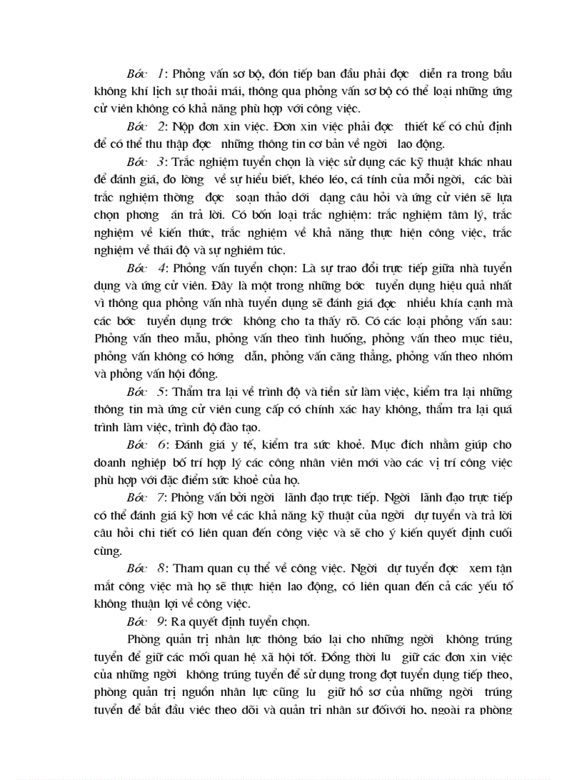 image for page Phương hướng nhằm hoàn thiện công tác tuyển dụng