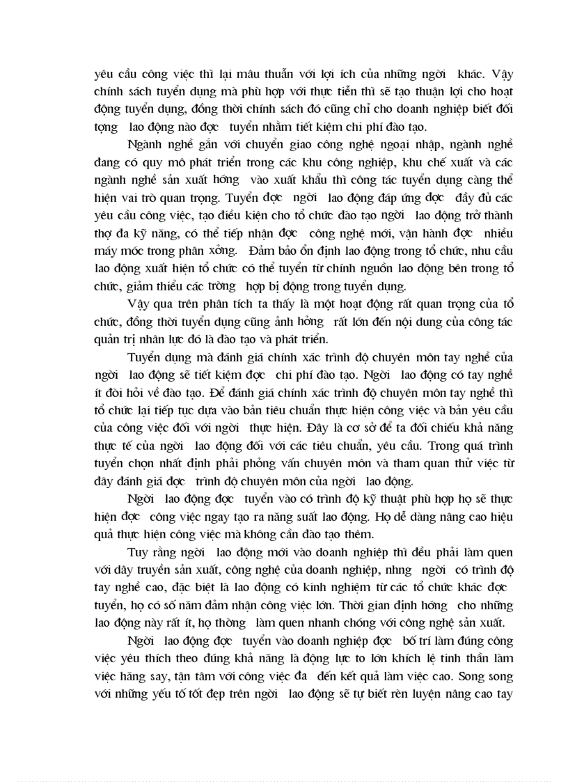 image for page Phương hướng nhằm hoàn thiện công tác tuyển dụng