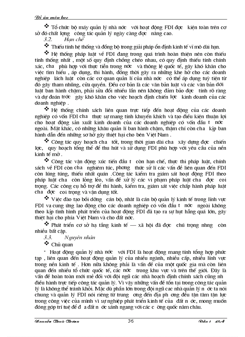 image for page Quản lí nhà nước đối với FDI 1
