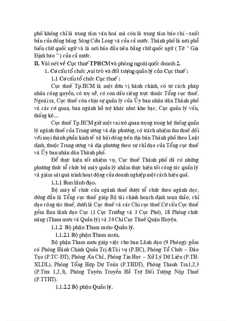 image for page Tình hình thực hiện thu ngân sách và quản lý thuế thu nhập doanh nghiệp tại phòng doanh nghiệp khác 2 cục thuế thành phố HỒ CHÍ MINH