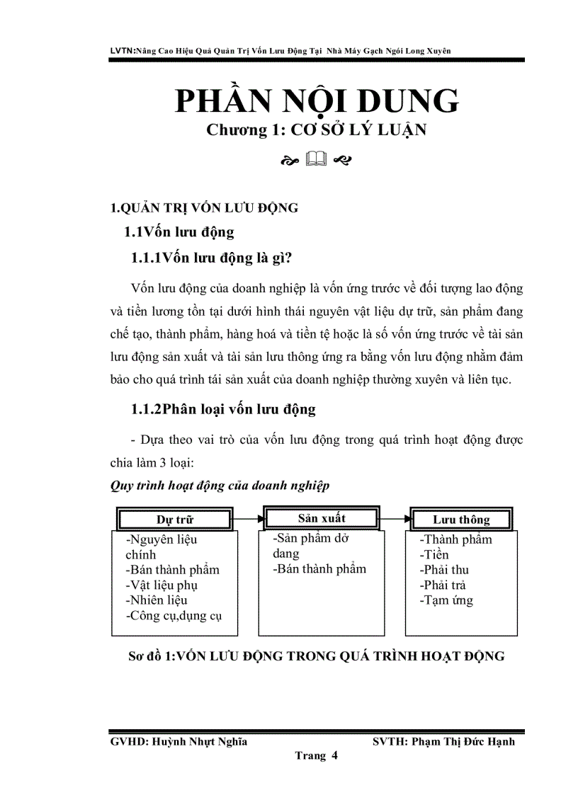 image for page Nâng cao hiệu quả quản trị vốn lưu động tại nhà máy gạch ngói long xuyên
