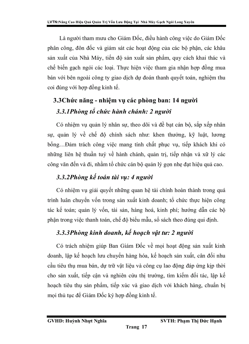 image for page Nâng cao hiệu quả quản trị vốn lưu động tại nhà máy gạch ngói long xuyên