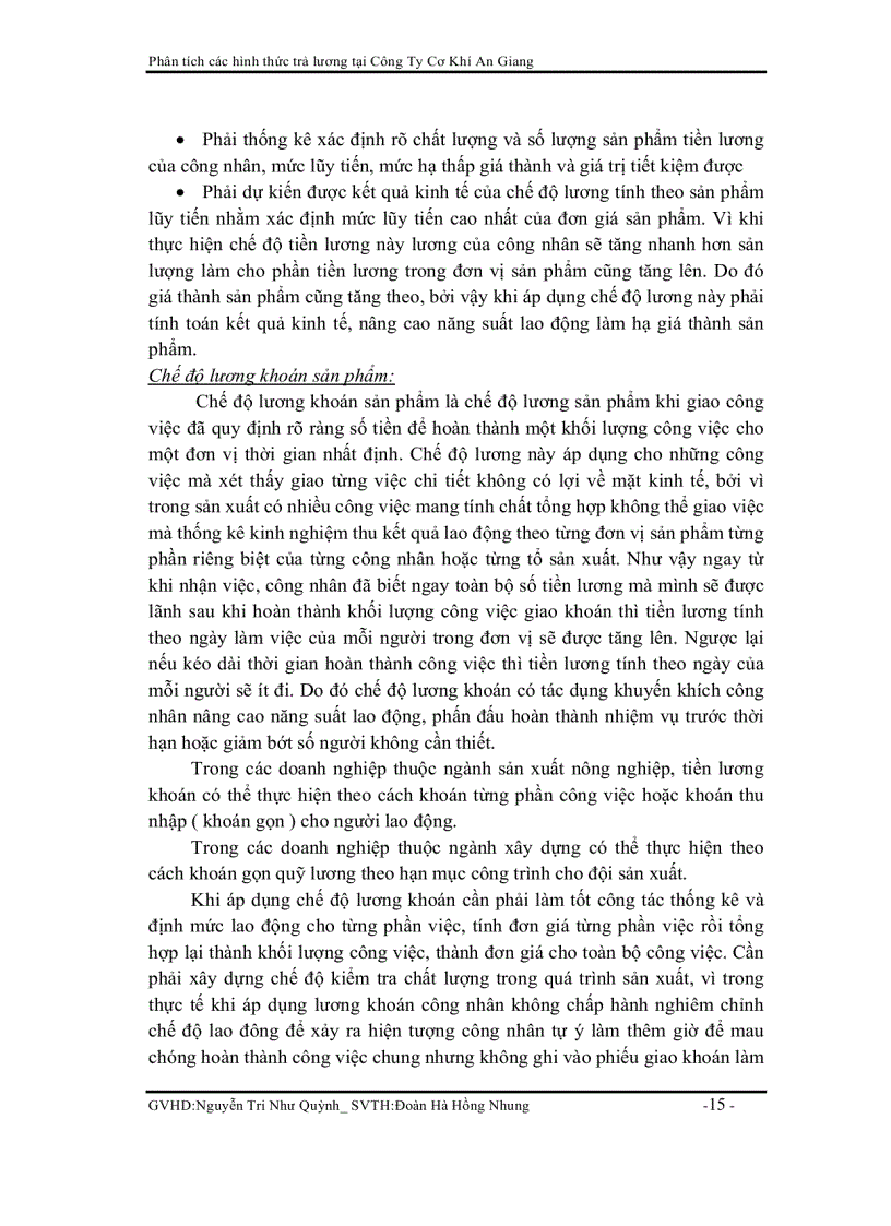 image for page Phân tích các hình thức trả lương của công ty