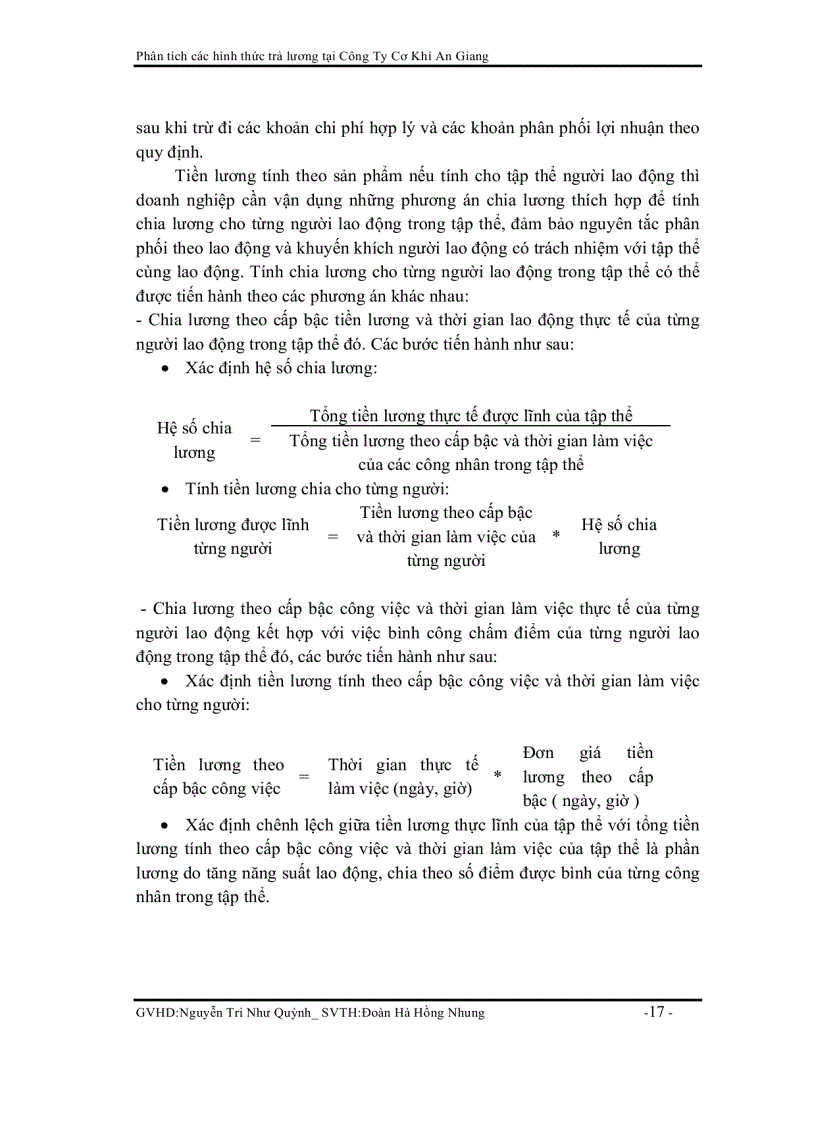 image for page Phân tích các hình thức trả lương của công ty