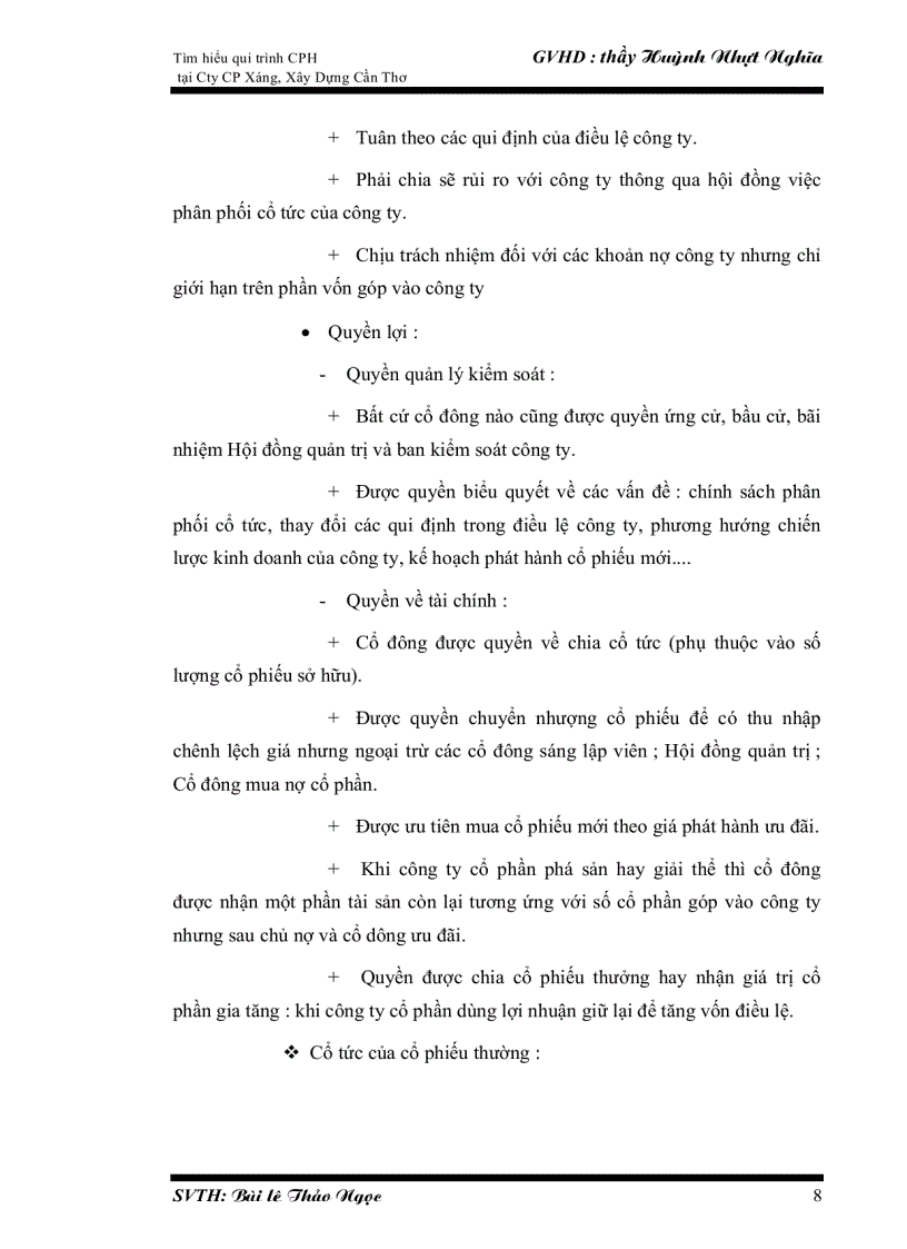 image for page Quy trình CPH DNNN tại công ty