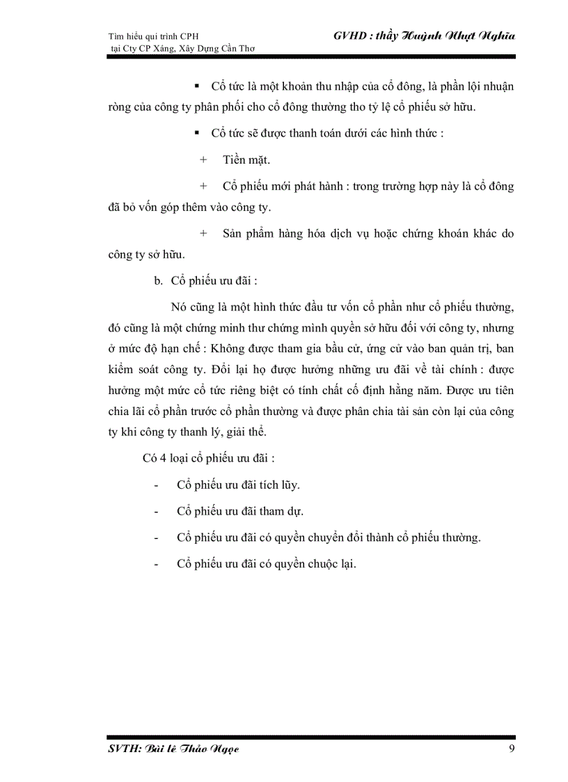 image for page Quy trình CPH DNNN tại công ty